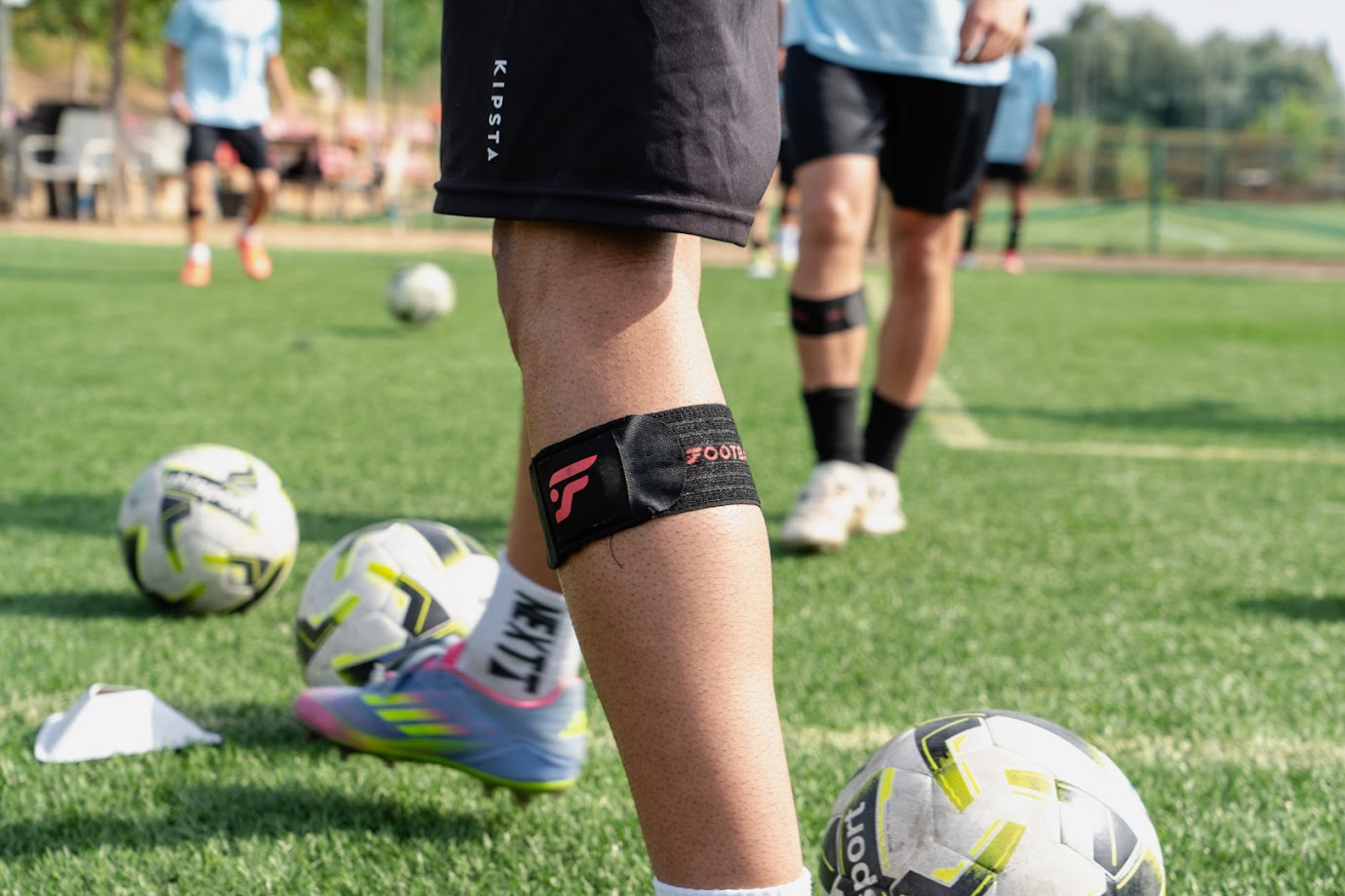Material de entrenamiento durante una sesión del campus